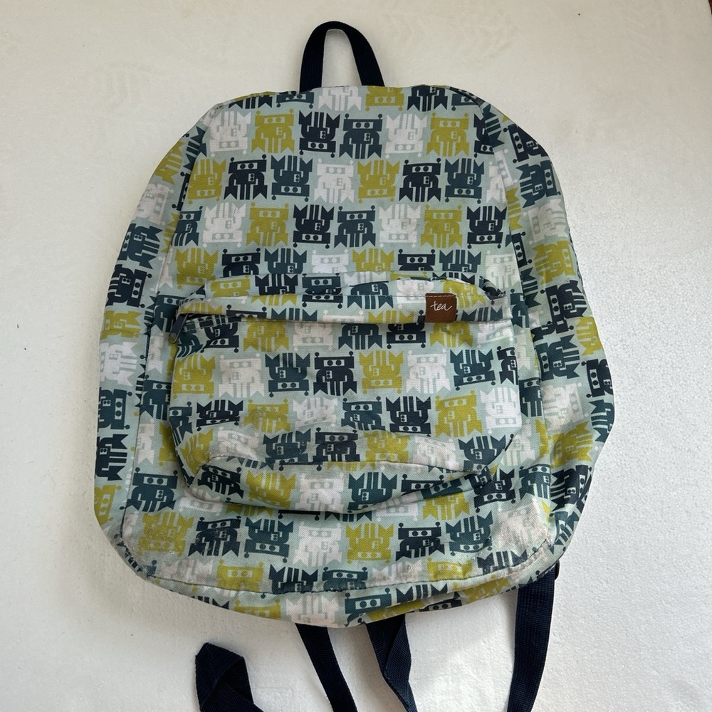 Tea collection boys robot print bookbag backpack 

School